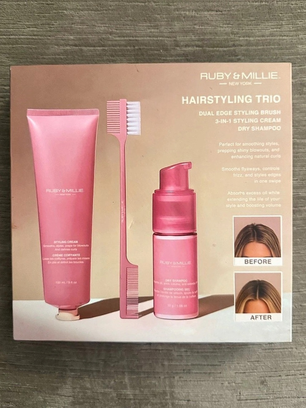 Ruby & Millie Hairstyling Trio Hair Styling Set